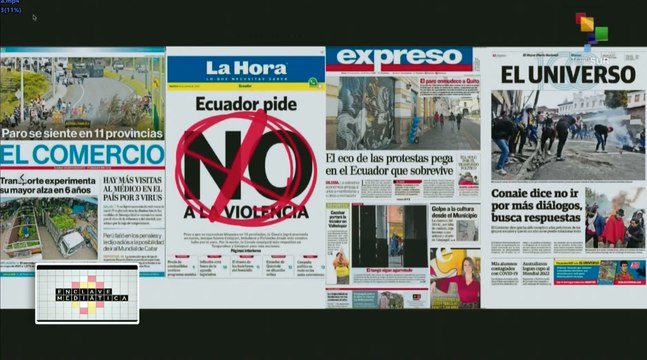 Enclave Mediática 14-06: Detención de líder de la Conaie repercute en Ecuador