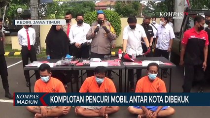 Komplotan Pencuri Mobil Antar Kota Dibekuk