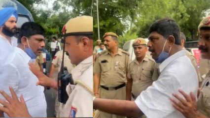 Rahul Gandhi ED ,DK Sureshರನ್ನು ತಳ್ಳಾಡಿದ ಪೊಲೀಸರು | Oneindia Kannada