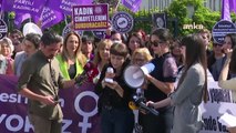 Danıştay'ın önünden seslendiler: Kadın düşmanları gidecek İstanbul Sözleşmesi kalacak