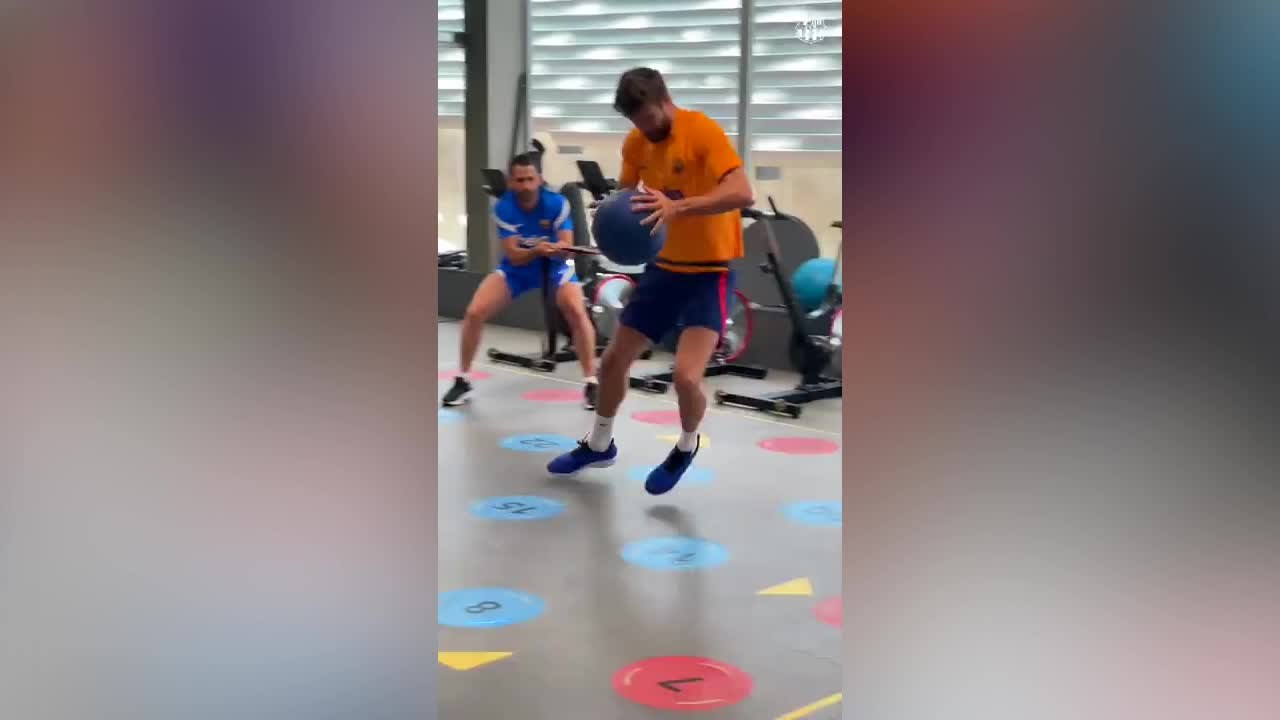 Entrenamiento Piqué