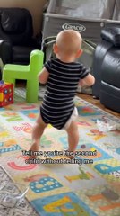 Best Funny Baby Playing indoor Moment