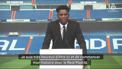 Real Madrid - Tchouameni : "Très heureux d'être ici"