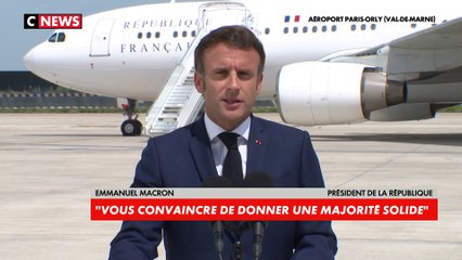 Emmanuel Macron : «Je veux vous convaincre de donner dimanche une majorité solide au pays»