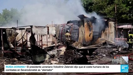 Destrucción de puentes en Severodonetsk hace casi imposible evacuación de civiles