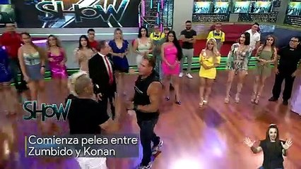 ¡QUÉ FUERTE! 'Konan hace sangrar a 'Zumbido' en pleno programa