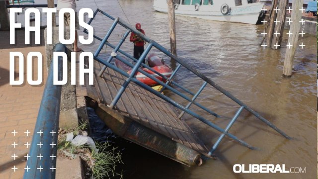 Icoaraci: flutuante afunda e passageiros caem na água