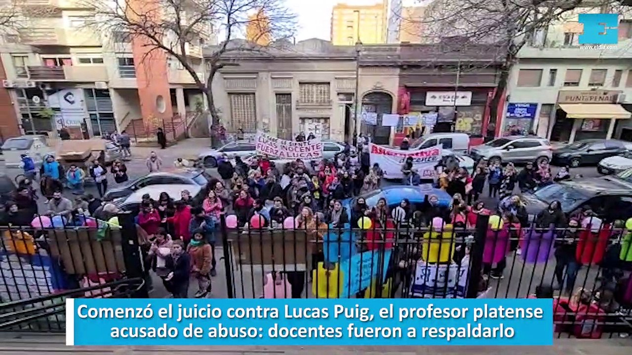 Comenzó el juicio contra Lucas Puig, el profesor platense  acusado de abuso