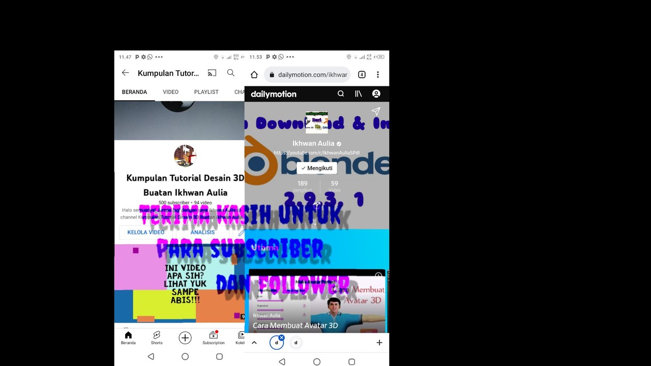terima kasih subscriber dan follower