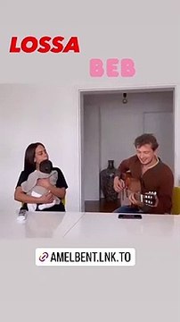 Amel Bent partage une vidéo avec son petit garçon. Le 14 juin 2022.