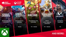 Vídeo del acuerdo entre Riot Games y Xbox Game Pass: League of Legends llegará al servicio