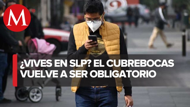 Cubrebocas obligatorio en sitios abiertos y cerrados en SLP