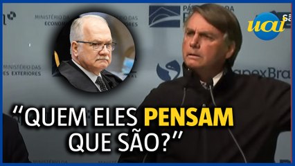 Bolsonaro: Fachin colabora com narcotráfico