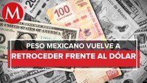Peso cae por cuarta sesión; atento a decisión de política monetaria de la Fed
