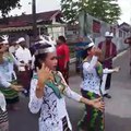 Tarian Bidu Timor dalam acara perayaan dari daerah perbatasan Timor Leste
