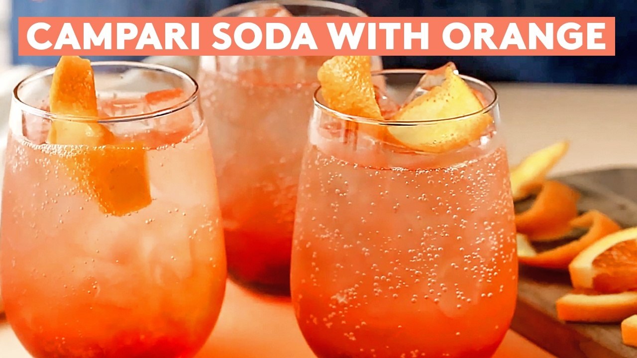 How to Make Easy Fresh Fruit Sodas: Campari Sod...