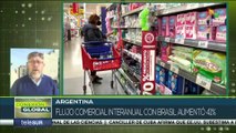 Flujo comercial entre Argentina y Brasil reporta crecimiento interanual de 41%