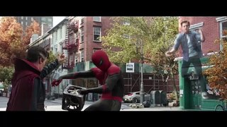 Peter Parker vs Dr Stephen Strange in the movie SpiderMan No Way Home