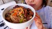 Pancit Bihon Serves Crispy Pork, Springy Noodles, And A Savory Pucker