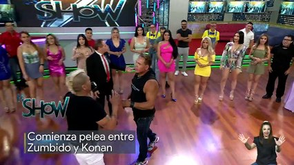 ¡QUÉ FUERTE! 'Konan hace sangrar a 'Zumbido' en pleno programa
