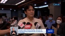 Senator-elect Robin Padilla, dumalo sa briefing bilang paghahanda sa pag-upo sa Senado | Saksi