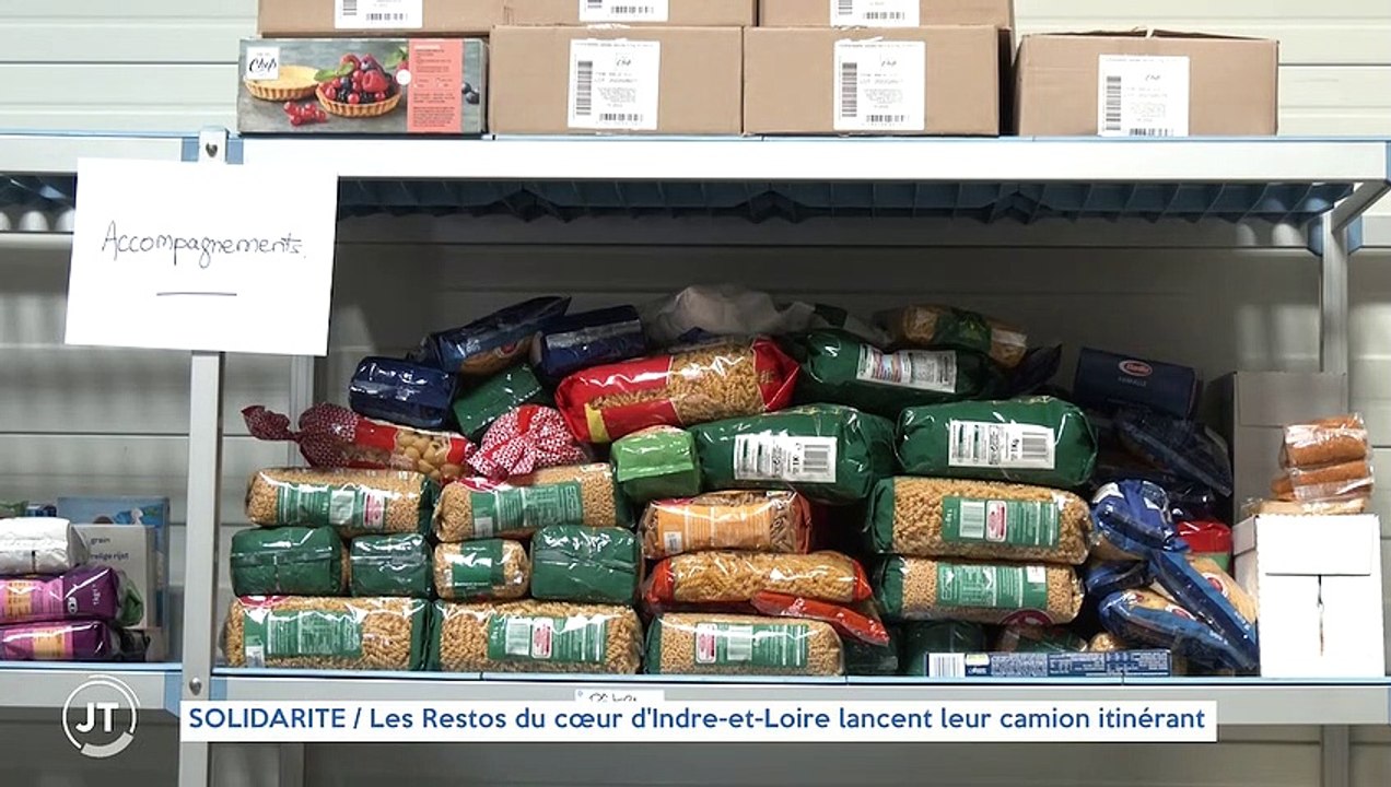 SOLIDARITE / Les Restos du Cœur d'Indre-et-Loire lancent leur camion itinérant