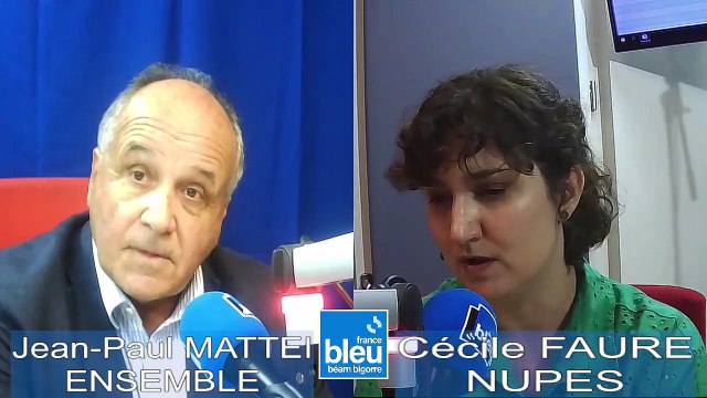 Débat Jean-Paul Matteï et Cécile Faure pour la 2ème circonscription des Pyrénées-Atlantiques
