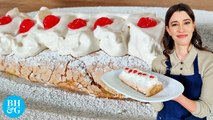 Alexis deBoschnek Recreates 1960s Pineapple Cake Roll Recipe | Then and Now | Better Homes & Gardens