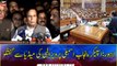 Lahore: Speaker Punjab Assembly Chaudhry Pervaiz Elahi talk to media
