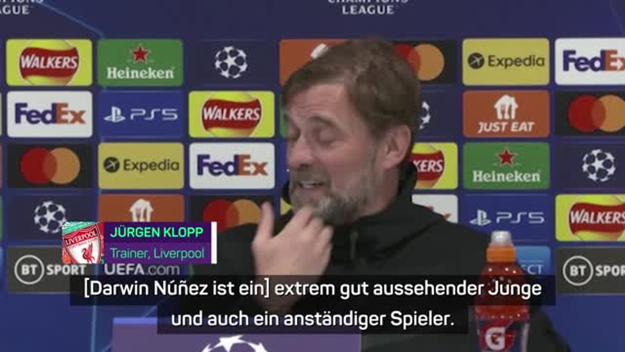 Klopp: 'Nunez ist extrem gutaussehend'
