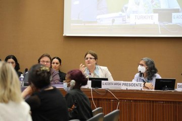 Bakan Yanık, "Kadınlara Yönelik Ayrımcılığın Önlenmesi Komitesi" oturumunda konuştu