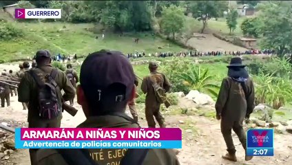 Policía comunitaria de Guerrero advierte que armará a niñas y niños
