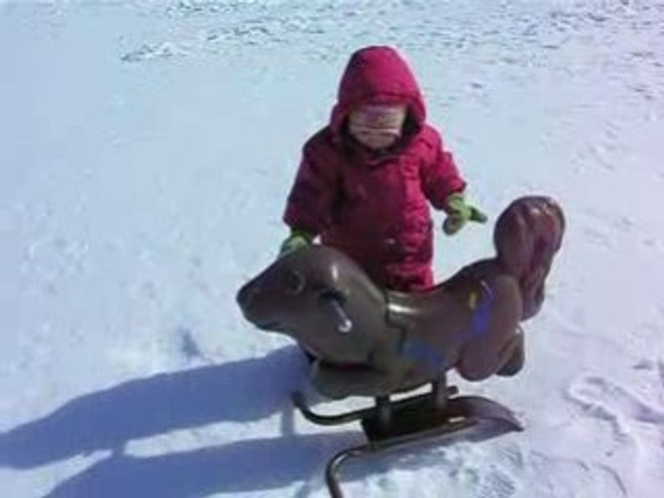 Les joies de l'hiver pour Charlotte