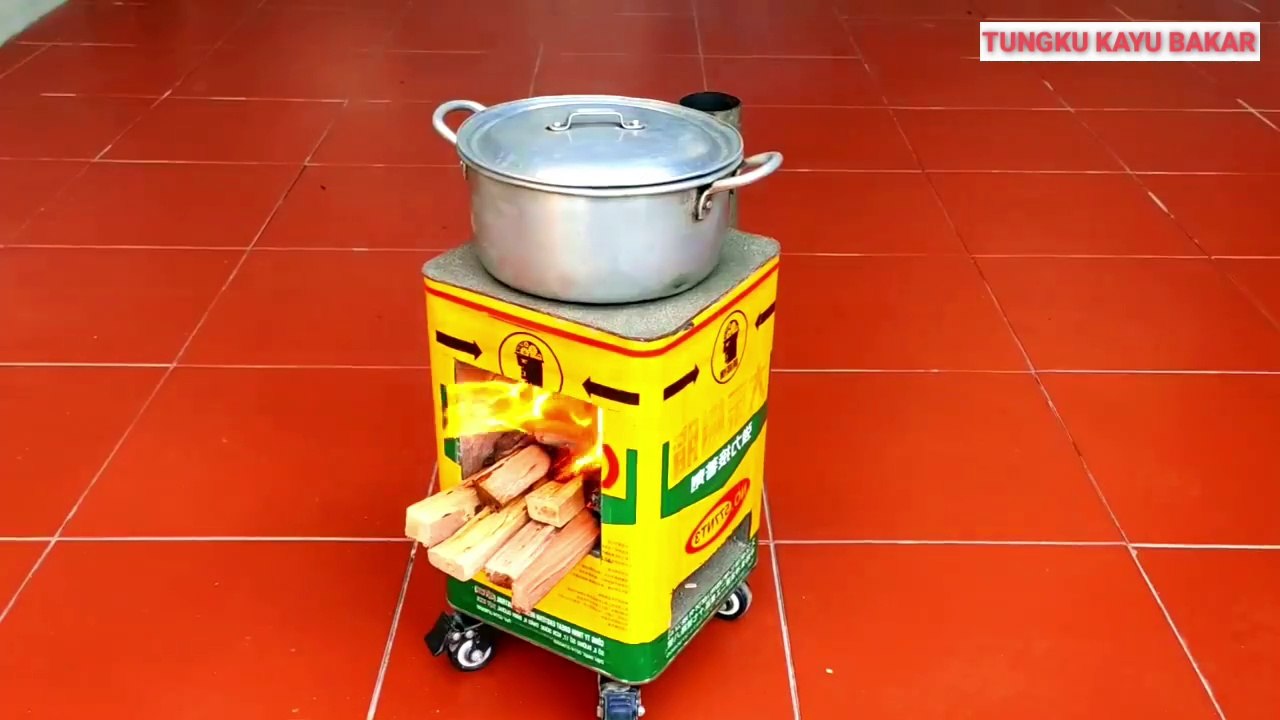 Tungku kayu bakar 27 || How to make firewood stove