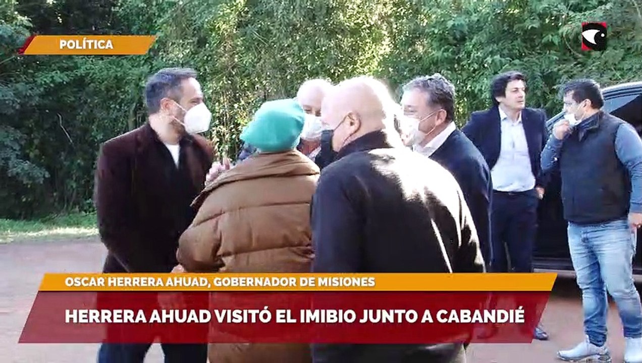 Herrera Ahuad visitó el Imibio junto a Cabandié