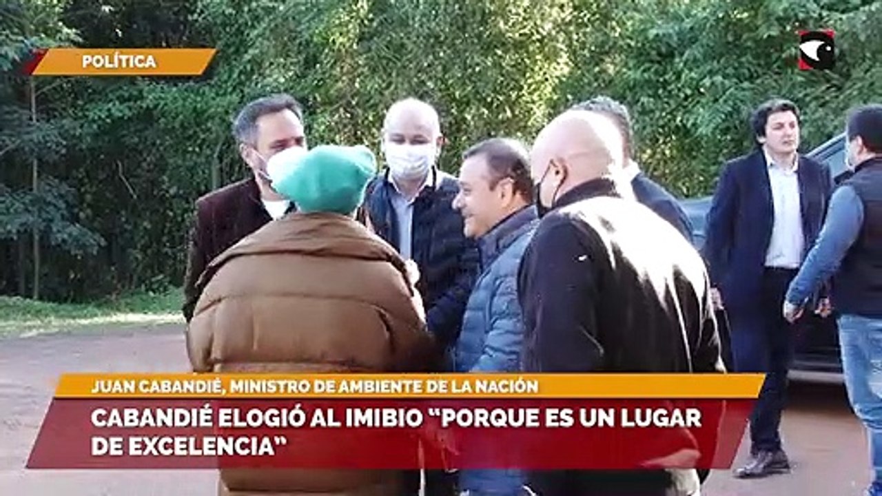 Cabandié elogió al Imibio “porque es un lugar de excelencia”