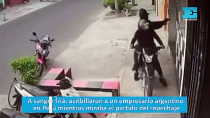 A sangre fría: así acribillaron a un empresario argentino en Perú mientras miraba el partido del repechaje