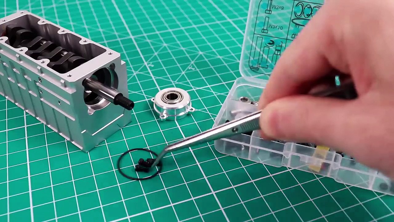 Building a HIGH Revving 4 Cylinder Mini Engine - 4 Stroke Engine Build