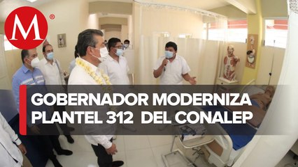 Rutilio Escandón inaugura edificios en plantel 312 del Conalep; Chiapas