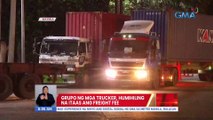 Grupo ng mga trucker, humihiling na itaas ang freight fee | UB