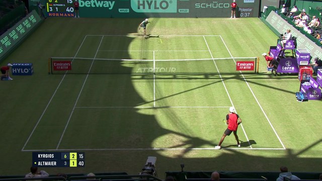 Kyrgios v Altmaier | ATP Halle | Match Highlights