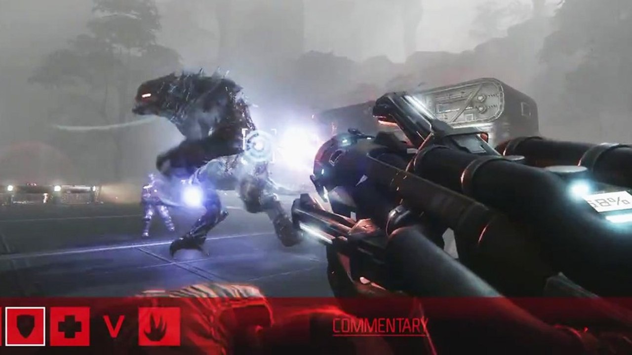 Evolve - trailer: 4v1-modus aus jeder spieler-perspektive