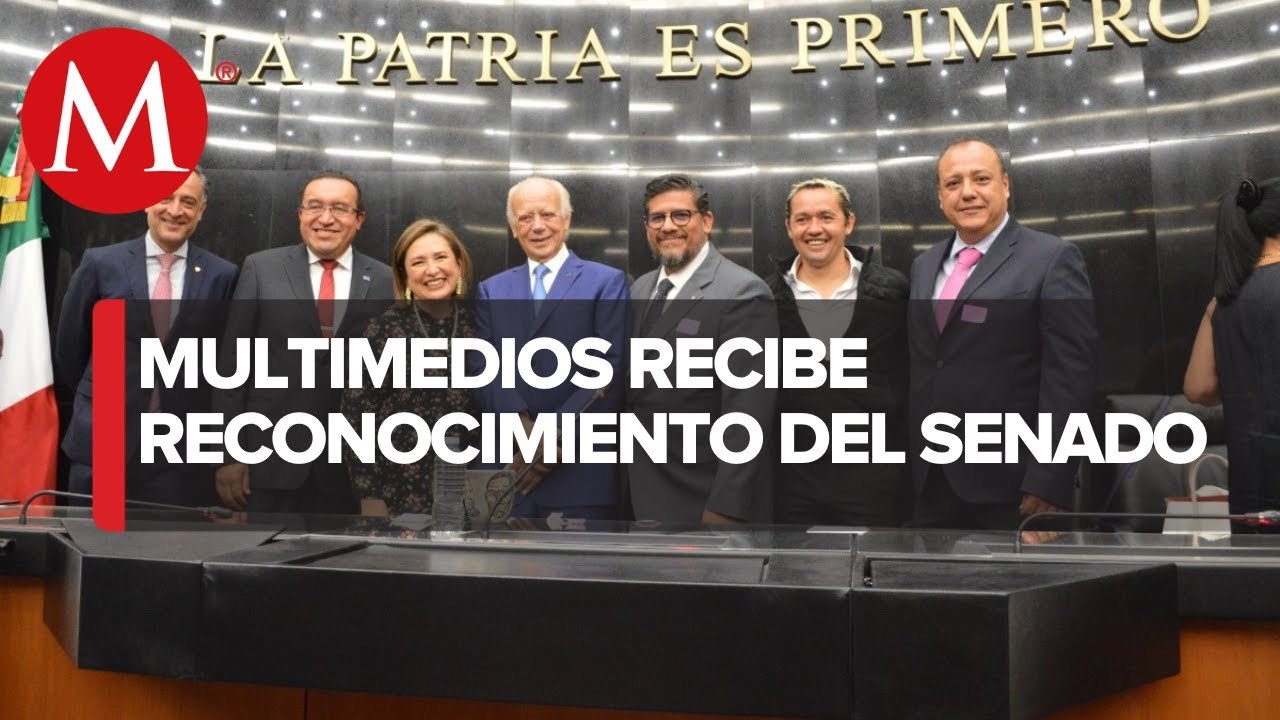 Senado entrega reconocimiento a Grupo Multimedios