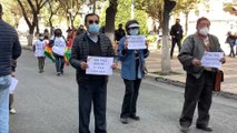 Activistas bolivianos marchan en rechazo a la sentencia de Jeanine Áñez