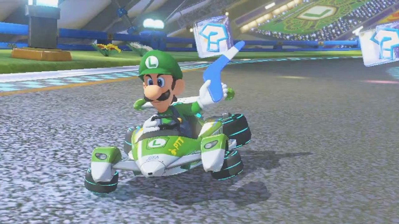 Mario Kart 8 - Ingame-Trailer: »Boomerang-Flower-Test«
