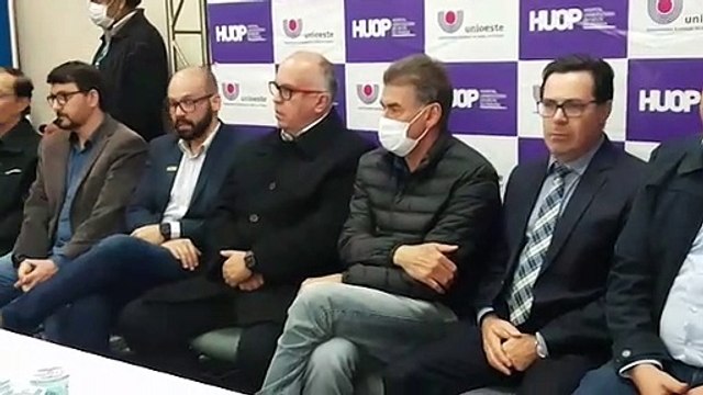 Não tem uma demanda do H.U que não foi atendida pela Secretaria de Saúde ressaltou Reitor da Unioeste