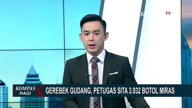 Polisi Gerebek Gudang Minuman Keras, Sebanyak 3.932 Botol Miras Jadi Barang Bukti