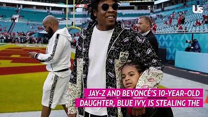 Jay-Z and Beyonce’s Daughter Blue Ivy, 10, Gets Embarrassed by Dad at NBA Game