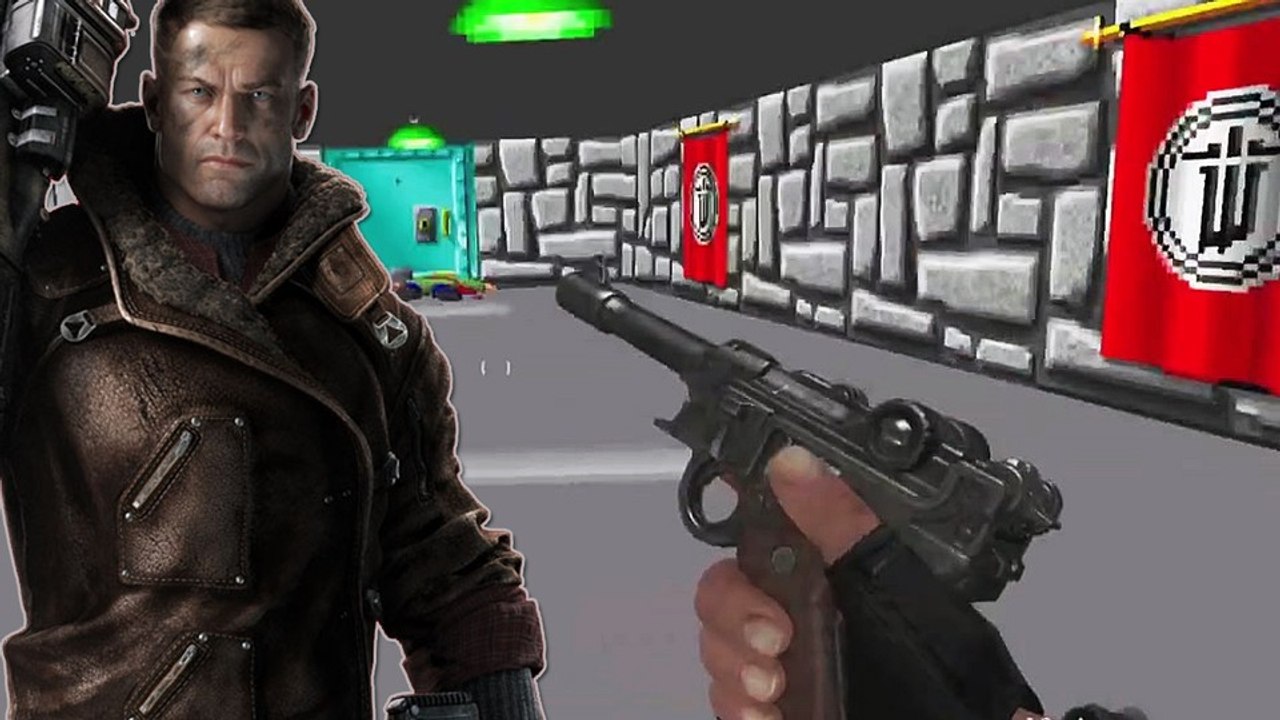 Wolfenstein: The New Order - Wolfenstein-Easter-Egg - 90er-Jahre-Level