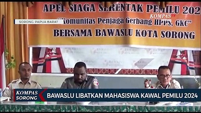 BAWASLU LIBATKAN MAHASISWA KAWAL PEMILU 2024
